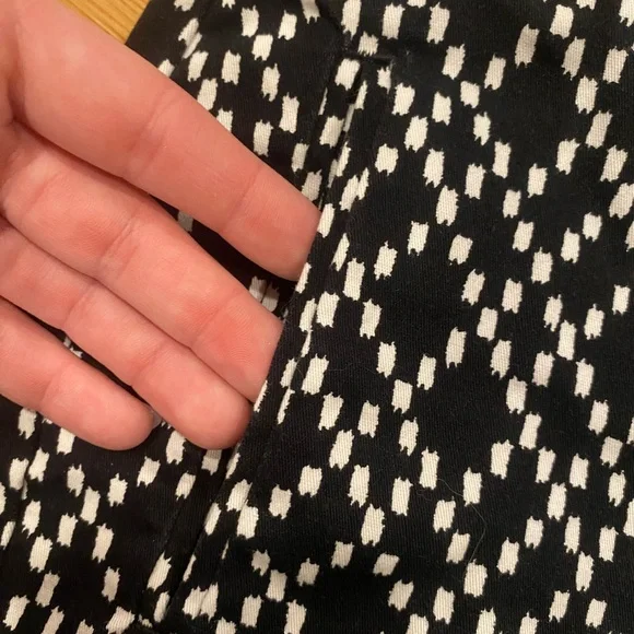 Black and White Patterned Shorts - Picture 4 of 7